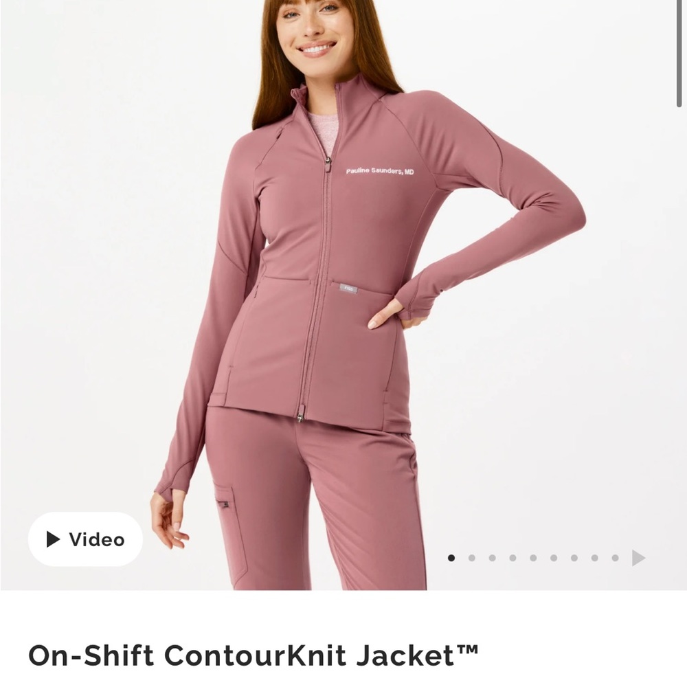 Figs Rose ContourKnit Jacket